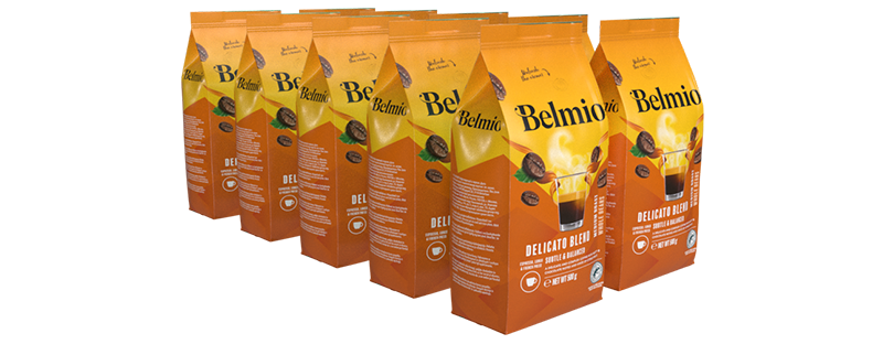 10 pack - Coffee beans Delicato 500g
